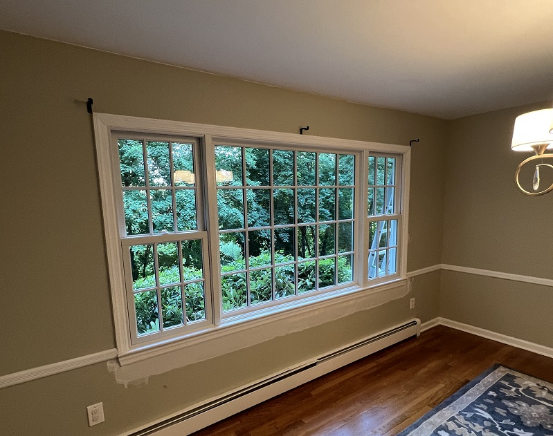 Picture window replacement in Wilton